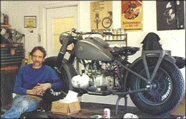 bmw r75 in Vech's shop